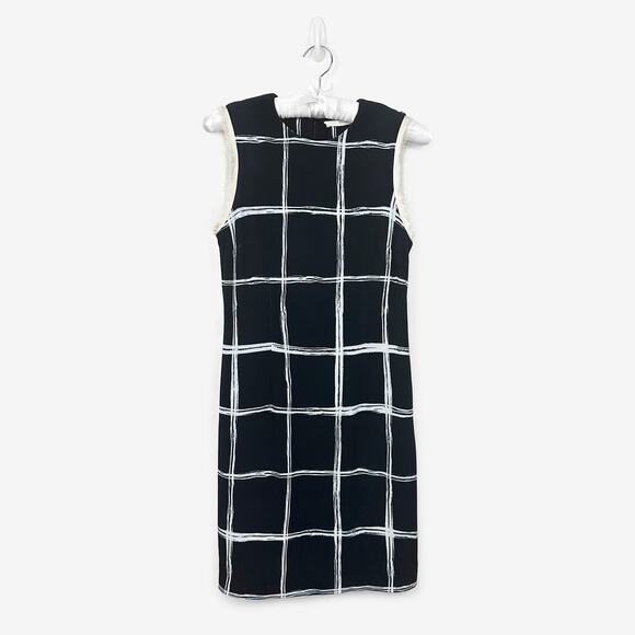 Jason Wu Collection Windowpane Sheath Dress Size 8 - Picture 1 of 4